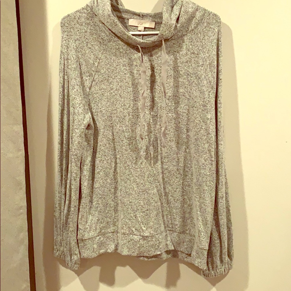 Loft Hooded Long Sleeve Shirt